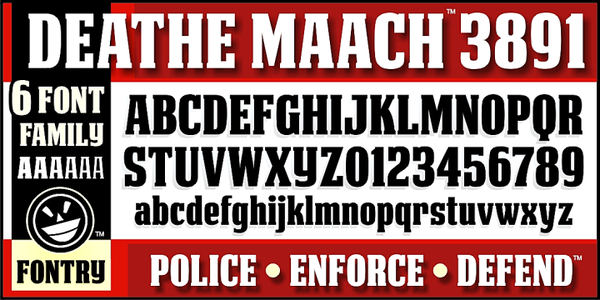 DEATHE MAACH NCV font