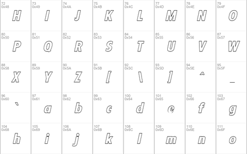 LuisBeckerOutline-ExtraBold Italic