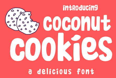 Coconut Cookies font