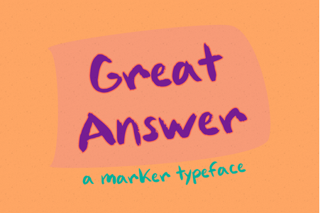 Great Answer font