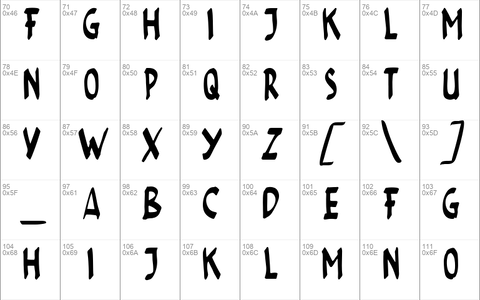 AVENTURES font