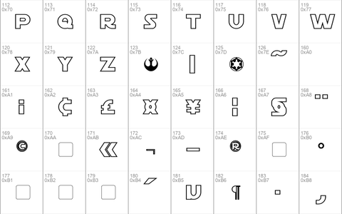 Starkiller Outline Regular