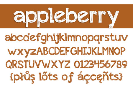 appleberry font