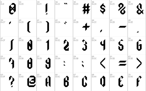 Monolith Regular font