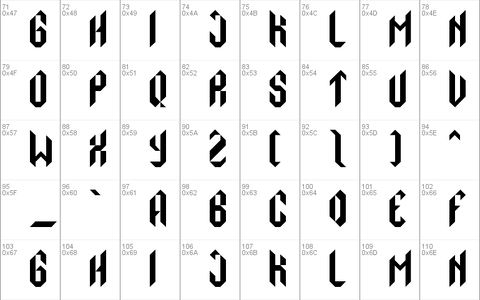 Monolith Regular font
