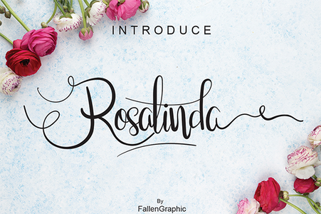 RosalindaFree font