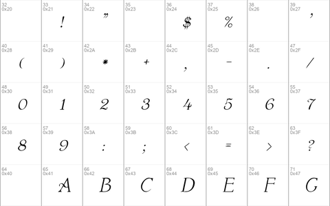 Walters Italic