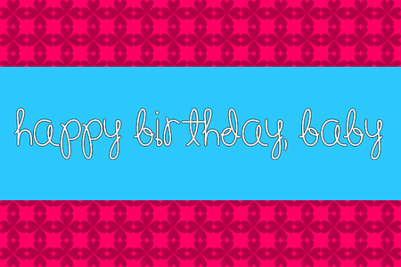 Happy Birthday, Baby (Bold) font
