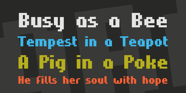 Hardpixel font