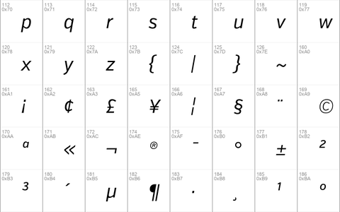 VerbCond Regular Italic