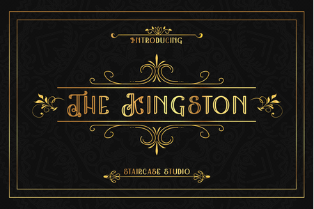 The Kingston 2 font