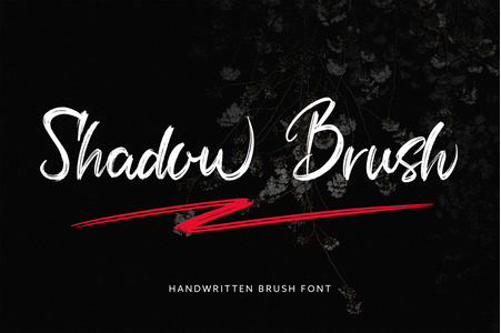 Shadow Brush font