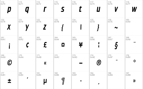 CruiserCondensed Regular