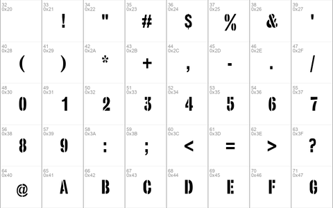 StencilSans Regular