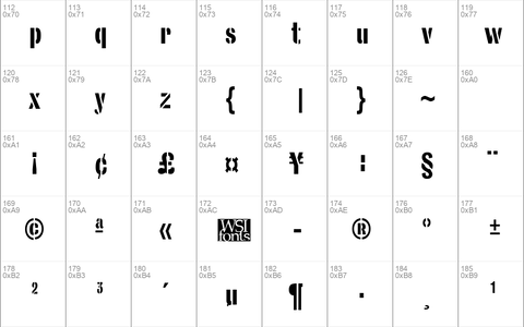 StencilSans Regular