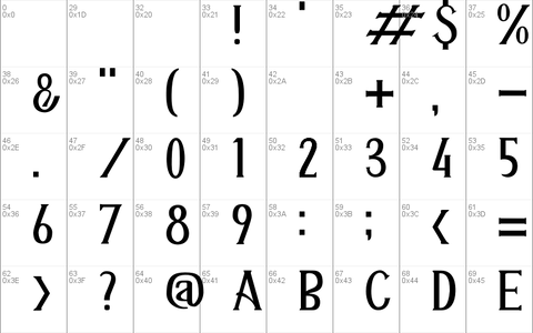 ANTENNA font