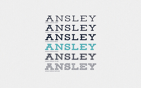 Ansley Display font