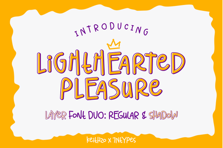 Lighthearted Pleasure font