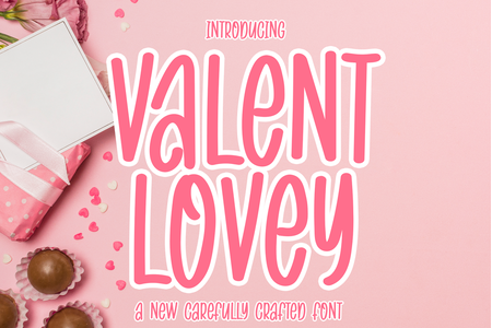 VALENT LOVEY font