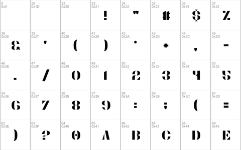 Stencylette Regular