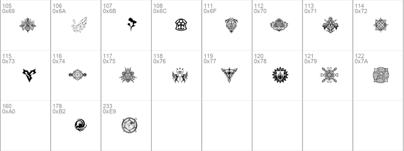 Final Fantasy Symbols