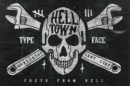 Helltown font