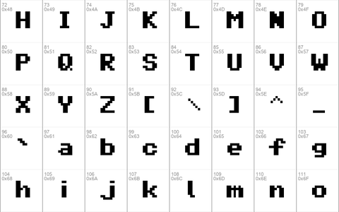 Pixel Sans Serif Condensed