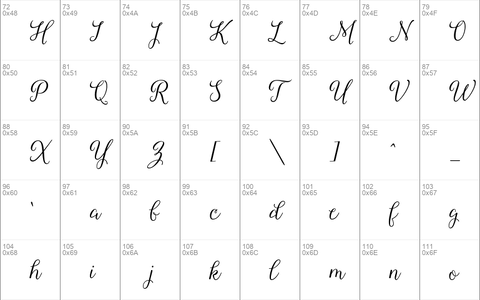 Roselina Script Regular