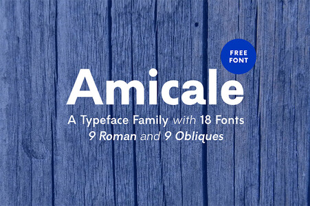Amicale font