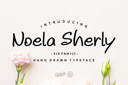 Noela Sherly Light font
