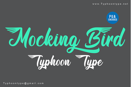 Mocking Bird - Personal Use font