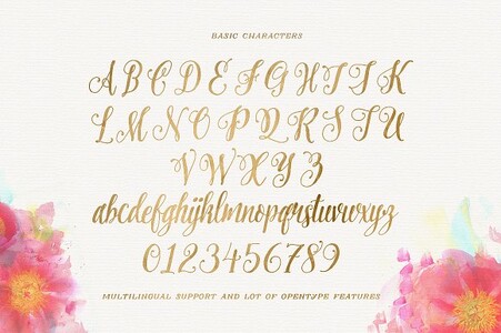 Pretty Script font