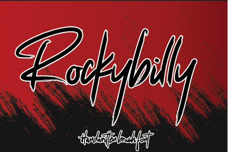 Rockybilly font