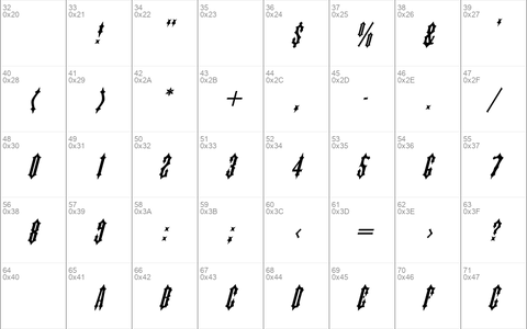 JudasCaps Italic Italic