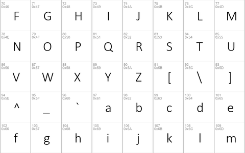 Calibri Light Regular