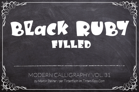Black Ruby One font