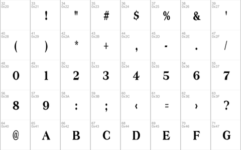 AmphionCondensedExtrabold Regular