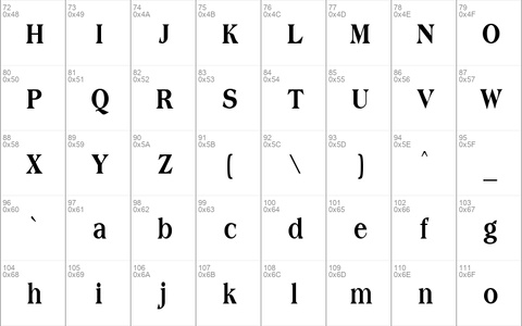 AmphionCondensedExtrabold Regular