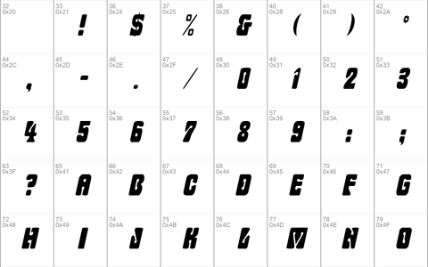 WavyOrnamentalCondensed Oblique