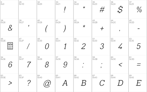 Typo Slab Light