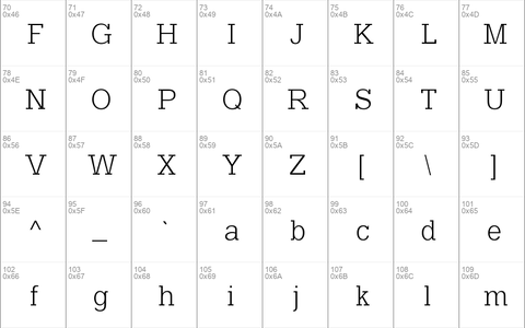 Typo Slab Light