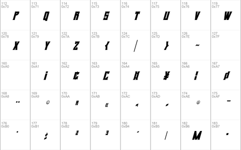 Daemonicus Condensed Italic