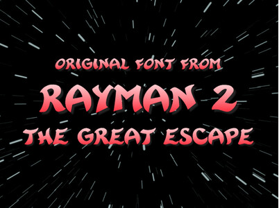 Rayman 2 font