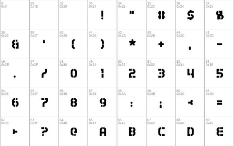 Exostencil Regular