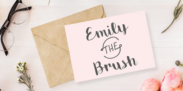 Emily The Brush Demo font