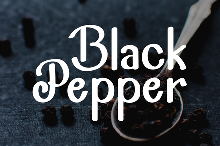 Black Pepper font