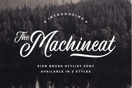 MachineatDemo font