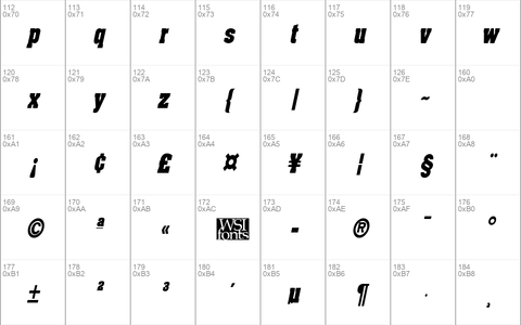 AcklinCondensed Italic