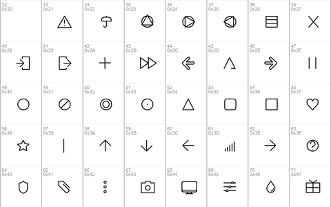 Arista Pro Icons ExtraLight