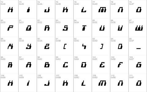 1968 Odyssey Expanded Italic